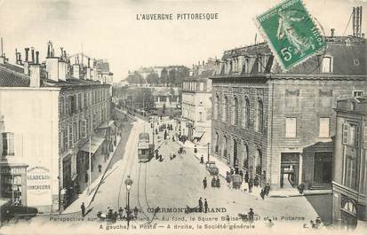 / CPA FRANCE 63 "Clermont Ferrand" / TRAMWAY