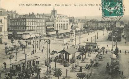 / CPA FRANCE 63 " Clermont Ferrand, place de Jaude "