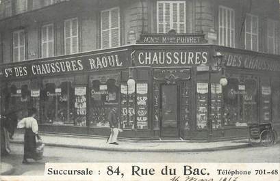 / CPA FRANCE 75006 "Paris, Chaussures Raoul" / COMMERCE