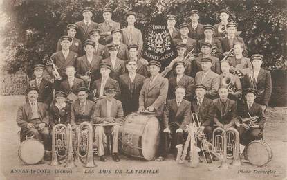 / CPA FRANCE 89 "Annay la Côte, les amis de la Treille" /  FANFARE