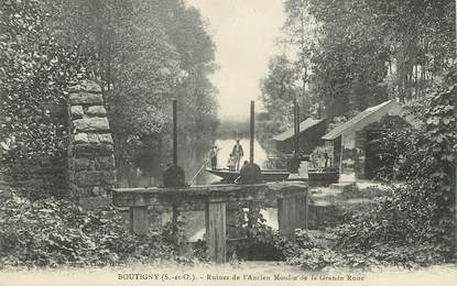 / CPA FRANCE 91 "Boutigny, ruines de l'ancien moulin"