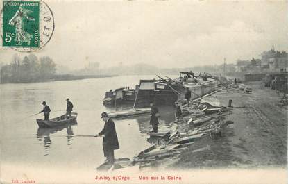 / CPA FRANCE 91 "Juvisy, vue sur la Seine"