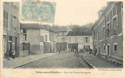 / CPA FRANCE 91 "Soisy sous Etiolles, rue des Francs Bourgeois "