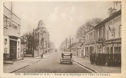 / CPA FRANCE 91 "Montgeron, av de la République"