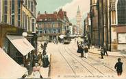 59 Nord CPA FRANCE 59 "Dunkerque, la rue de l'Eglise"