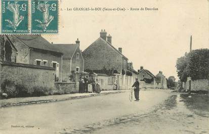 / CPA FRANCE 91 "Les Granges le Rois, route de Dourdan"