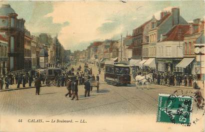 CPA FRANCE 62 "Calais, le boulevard, Ed. L.L."