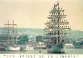 76 Seine Maritime / CPSM FRANCE 76 "Rouen, les voiles de la liberté, le Gloria" / BATEAU