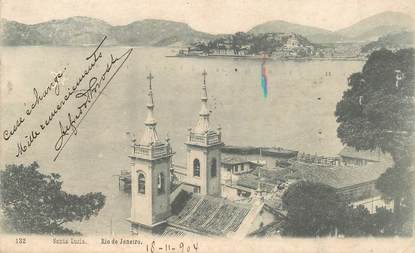 CPA BRESIL "Rio   de Janeiro, Santa Lucia"