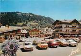 74 Haute Savoie / CPSM FRANCE 74 "Morzine, le centre de la station" / AUTOMOBILE