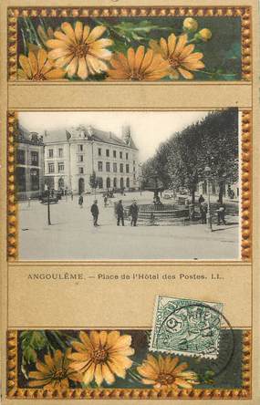 CPA FRANCE 16 "Angoulême, Place de l'Hotel des Postes"