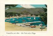 83 Var / CPSM FRANCE 83 "Cavalaire sur Mer, le port et la plage"