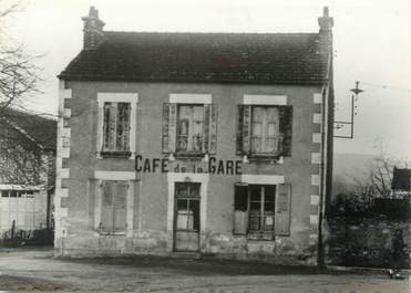 / CPSM FRANCE 89 "Vincelles, Café de la gare"