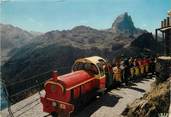 64 PyrÉnÉe Atlantique / CPSM FRANCE 64 "Le Train et le pic du Midi d'Ossau"