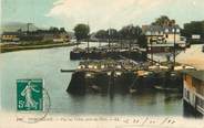 60 Oise CPA FRANCE 60 "Compiègne, vue sur l'oise, prise du pont" / BATELLERIE / PÉNICHE 