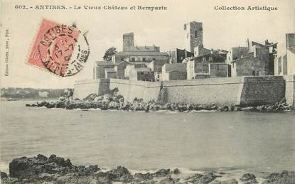 / CPA FRANCE 06 "Antibes, le vieux château et remparts"