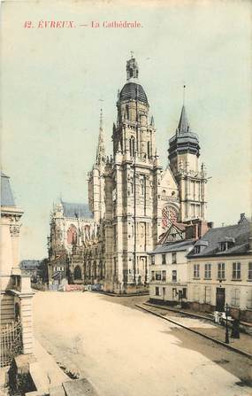 CPA FRANCE 27 "Evreux, la cathédrale"