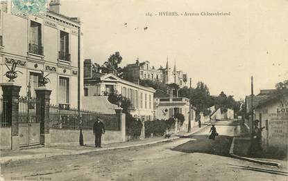 CPA FRANCE 83 "Hyères, avenue Châteaubriand"