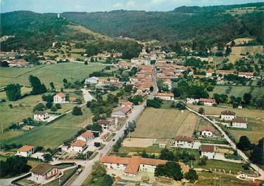 / CPSM FRANCE 01 "Jasseron, vue générale aérienne"