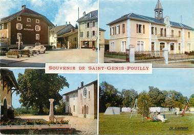 / CPSM FRANCE 01 "Saint Genis Pouilly, frontière Franco Suisse"