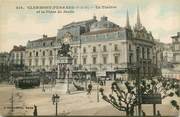 63 Puy De DÔme CPA FRANCE 63 "Clermont Ferrand, le théatre et la place de jaude"