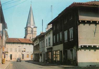 / CPSM FRANCE 01 "Saint Trivier de Courtes, la rue"