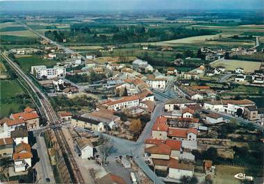 / CPSM FRANCE 01 "Saint André de Corcy, vue générale aérienne"