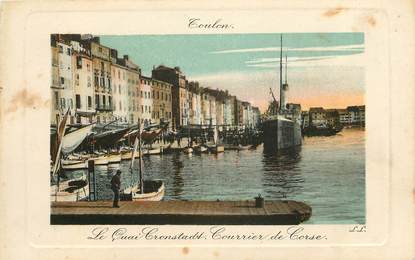 CPA FRANCE 83 "Toulon, le quai Cronstadt"