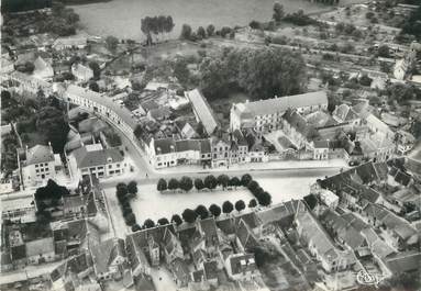 / CPSM FRANCE 02 "Braine, vue aérienne "