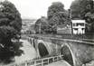 / CPSM FRANCE 02 "Laon, chemin de fer de Laon et le viaduc'