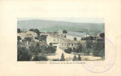 CPA FRANCE 55 "Verdun, Esplanade de la Roche et Citadelle"