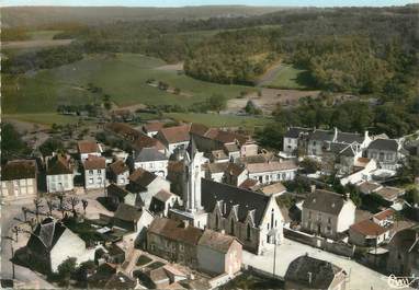 / CPSM FRANCE 02 "Roucy, le centre, vue aérienne"