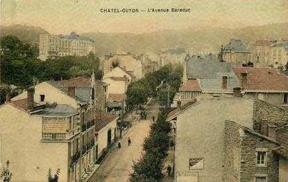 CPA FRANCE 63 "Chatelguyon, Avenue Baraduc"