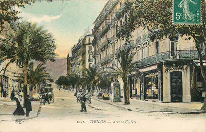 CPA FRANCE 83 "Toulon, avenue Colbert"