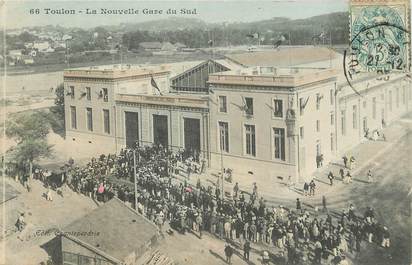 CPA FRANCE 83 "Toulon, la nouvelle gare"