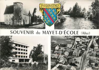/ CPSM FRANCE 03 "Souvenir du Mayet d'école"