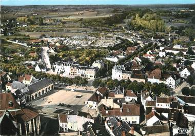 / CPSM FRANCE 03  "Saint Pourçain sur Sioule, vue générale aérienne"