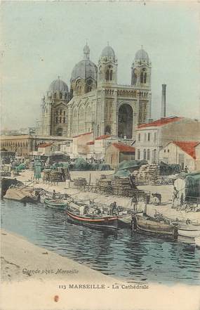 CPA FRANCE 13 "Marseille, la cathédrale"