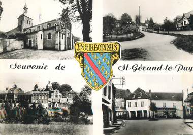 / CPSM FRANCE 03 "Souvenir de Saint Gérand Le Puy"