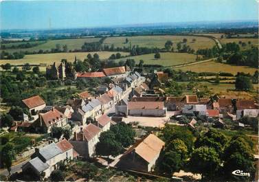 / CPSM FRANCE 03 "Pouzy Mésangy, vue générale aérienne "