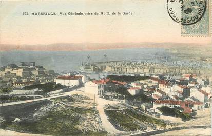 CPA FRANCE 13 "Marseille, vue générale prise de ND de la garde"