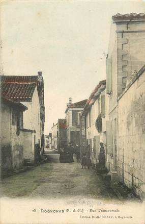 CPA FRANCE 13 "Rognonas, rue transversale"