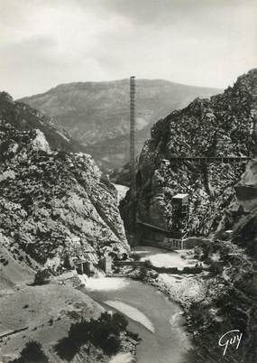 / CPSM FRANCE 04 "Castellane, le barrage de Chaudanne et le Verdon'