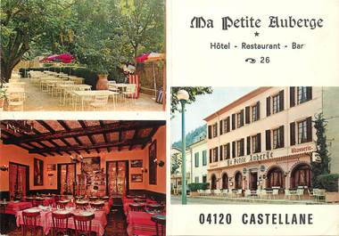 / CPSM FRANCE 04 "Castellane, ma petite Auberge, hôtel restaurant" 