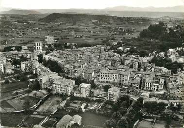 / CPSM FRANCE 04  "Forcalquier, vue générale aérienne"