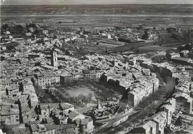 / CPSM FRANCE 04 "Manosque, vue aérienne sur la ville"