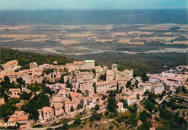 / CPSM FRANCE 04 "Lurs, vue aérienne du village et de la plaine de la Durance"