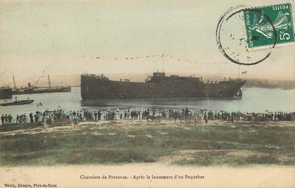 CPA FRANCE 13 "Port de Bouc, chantier naval"