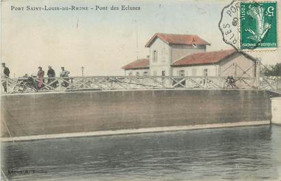 CPA FRANCE 13 "Port Saint Louis du Rhône, Pont des Ecluses"
