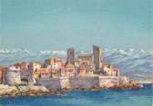 06 Alpe Maritime / CPSM FRANCE 06 "Antibes, les remparts"